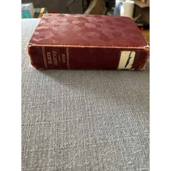 Elmer Gantry Sinclair Lewis HC 1927 Harcourt Brace 1st Edition Red Rare - Picture 3 of 14